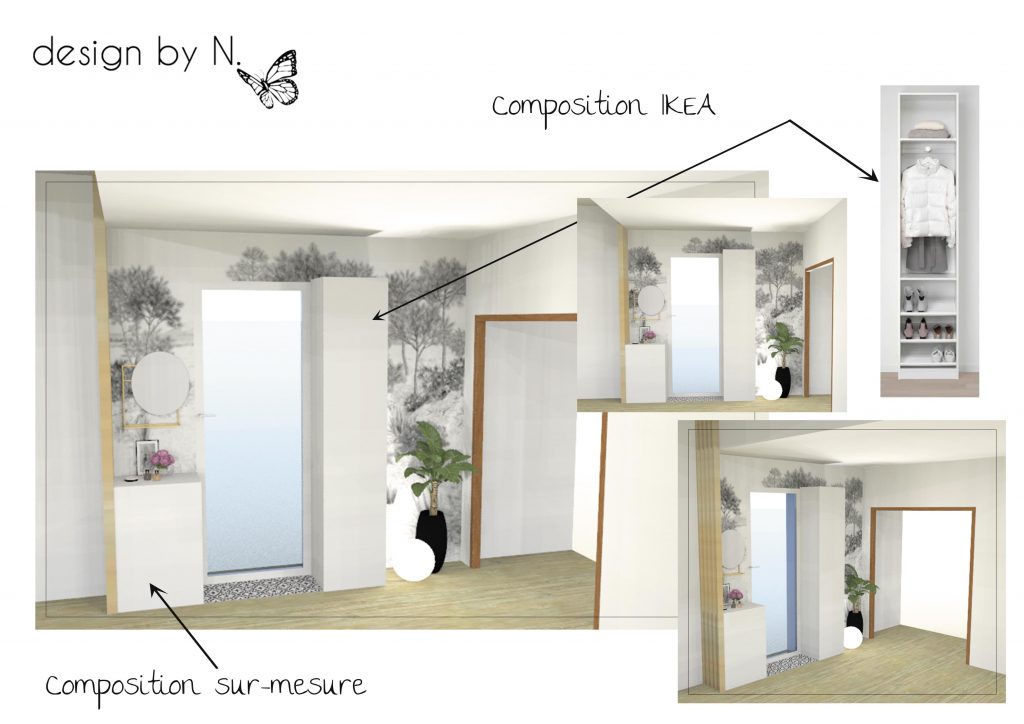 Visite conseil-Optimiser son entrée| design by N.