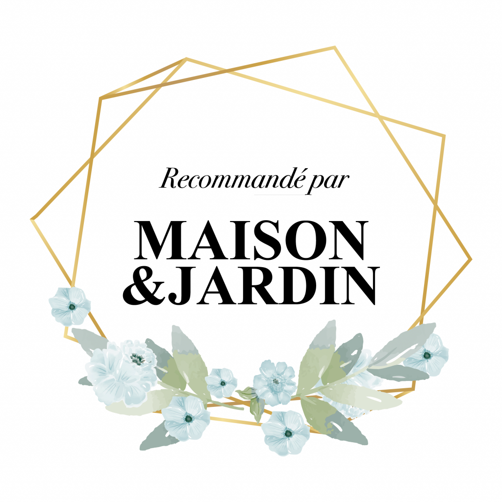 logo maison&jardin "recommandé par"