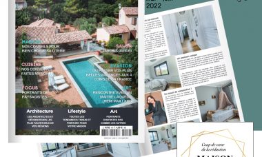 post annonce article design by N. dans le magazine Maison&Jardin de mai-juin 2022