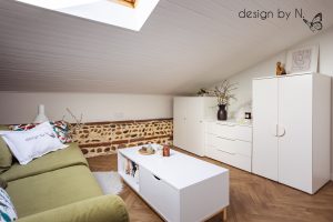 Décoratrice et designer d'intérieur à Toulouse_aménagement d'un studio pour location meublée.